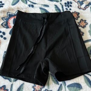 Aerie Black Bike Shorts